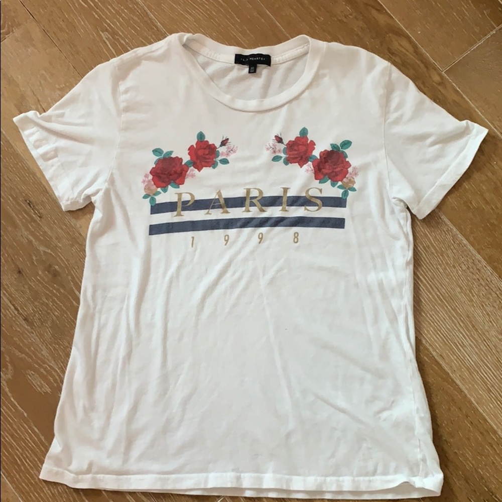 La Hearts Paris tee shirt